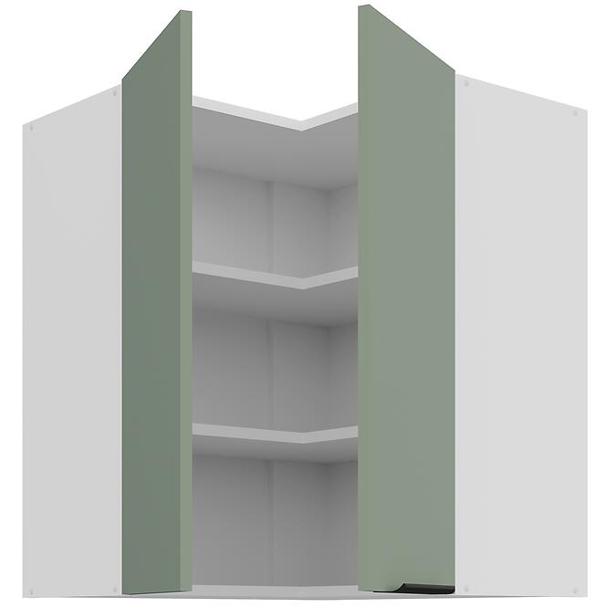 Konyhaszekrény Aria-Sa/Wh Anti Fingerprint 60x60 Gn-72 2f (90°)