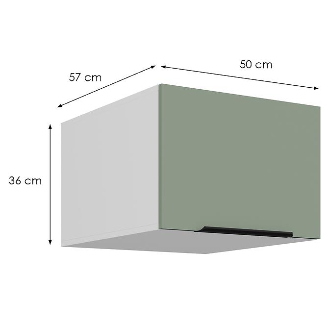 Konyhaszekrény Aria-Sa/Wh Anti Fingerprint 50 Nagu-36 1f