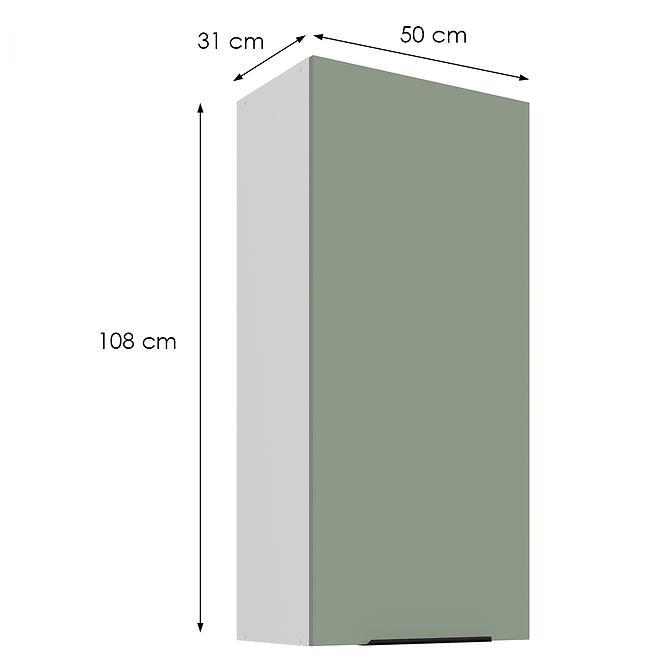 Konyhaszekrény Aria-Sa/Wh Anti Fingerprint 50g-108 1f