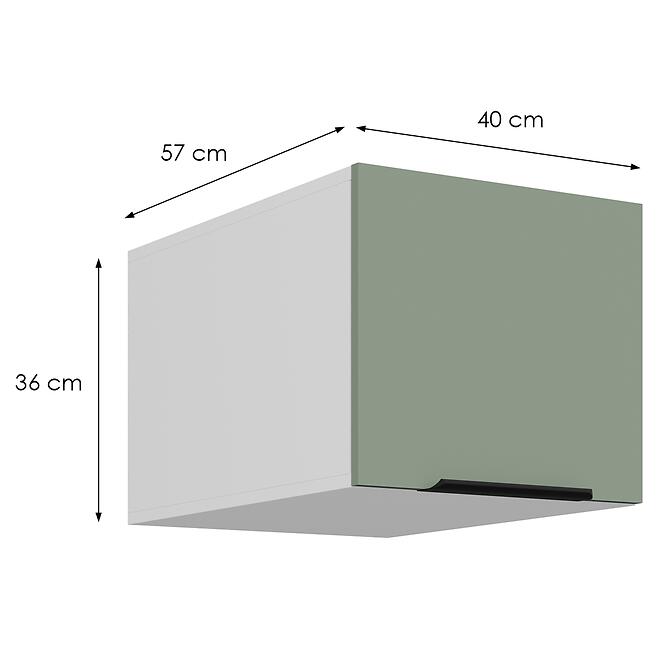 Konyhaszekrény Aria-Sa/Wh Anti Fingerprint 40 Nagu-36 1f