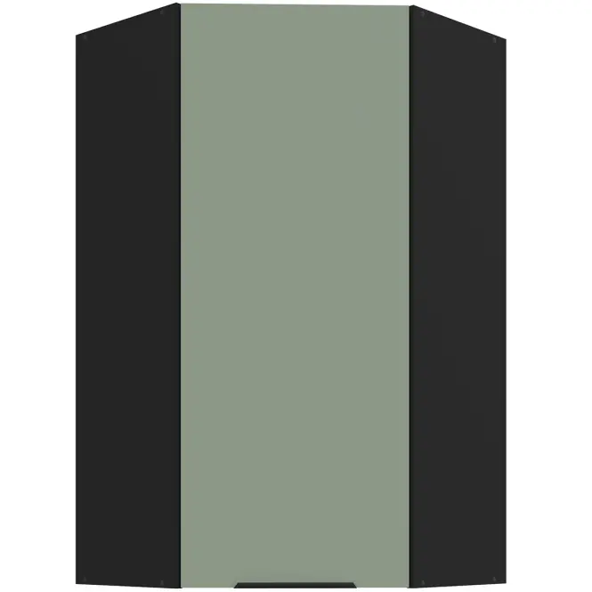 Konyhaszekrény Aria-Sa/Bl Anti Fingerprint 60x60 Gn-108 1f (45°)