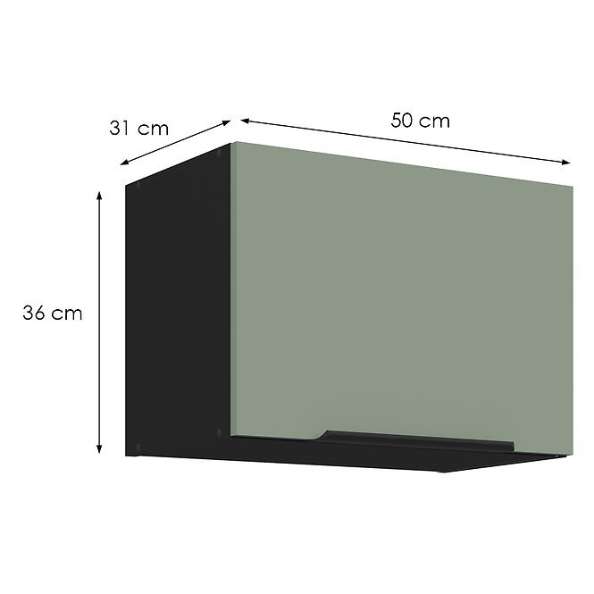 Konyhaszekrény Aria-Sa/Bl Anti Fingerprint 50gu-36 1f
