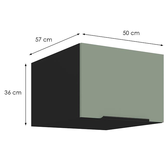 Konyhaszekrény Aria-Sa/Bl Anti Fingerprint 50 Nagu-36 1f