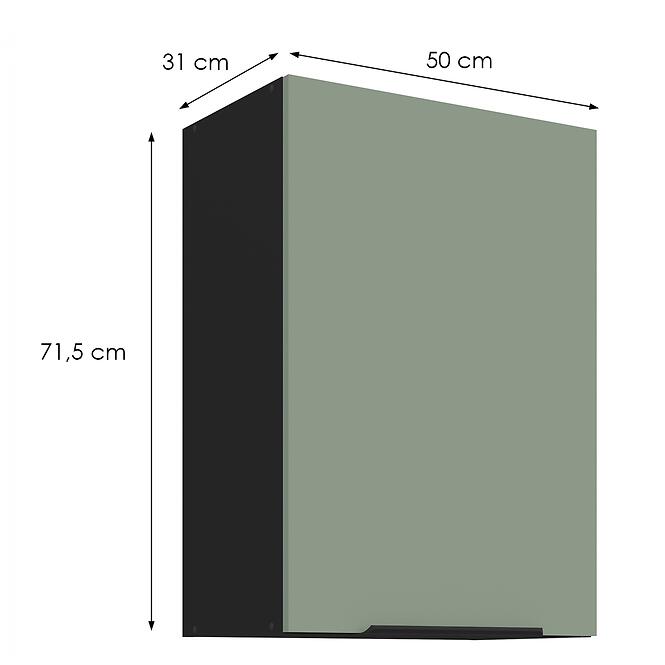 Konyhaszekrény Aria-Sa/Bl Anti Fingerprint 50g-72 1f,2