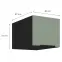 Konyhaszekrény Aria-Sa/Bl Anti Fingerprint 40 Nagu-36 1f,2