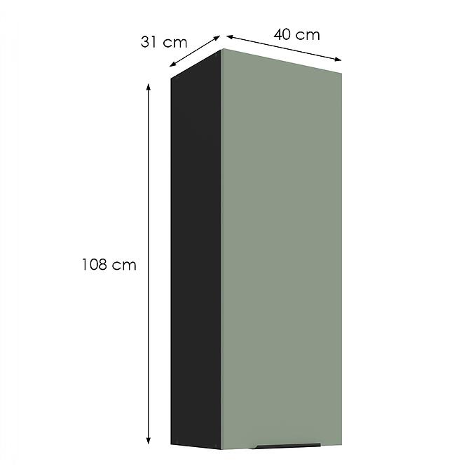 Konyhaszekrény Aria-Sa/Bl Anti Fingerprint 40g-108 1f