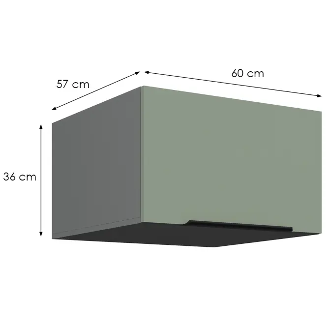 Konyhaszekrény Aria-Sa/Ant Anti Fingerprint 60 Nagu-36 1f