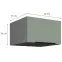 Konyhaszekrény Aria-Sa/Ant Anti Fingerprint 60 Nagu-36 1f,2