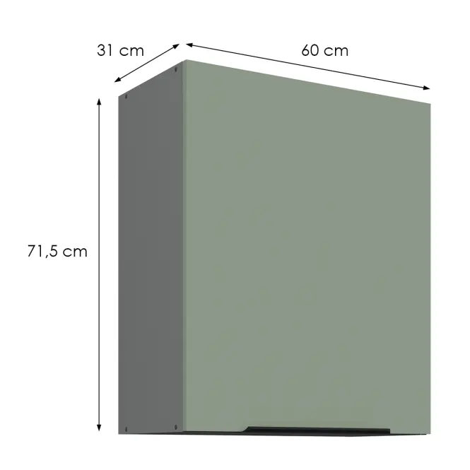 Konyhaszekrény Aria-Sa/Ant Anti Fingerprint 60g-72 1f