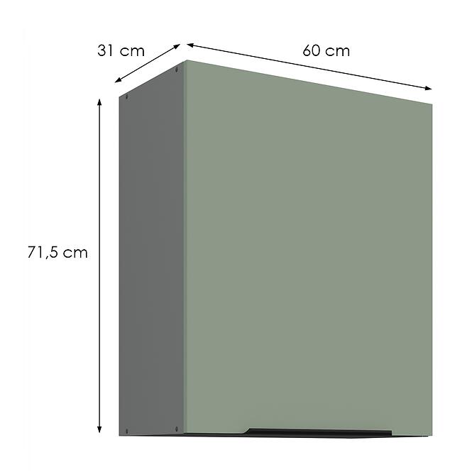 Konyhaszekrény Aria-Sa/Ant Anti Fingerprint 60g-72 1f,2