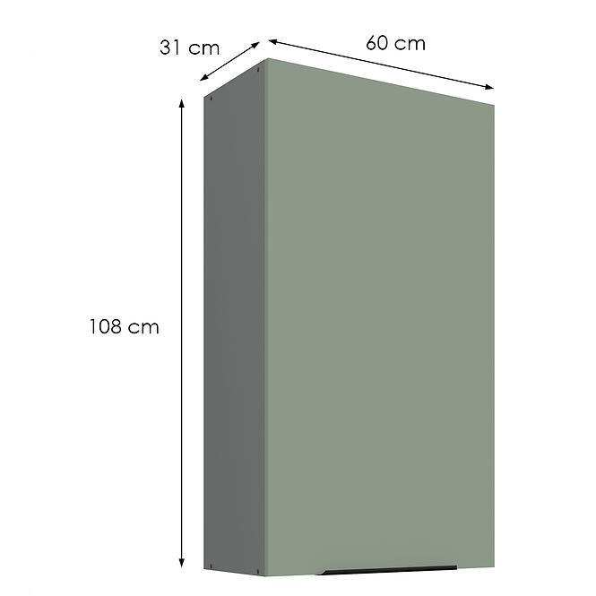 Konyhaszekrény Aria-Sa/Ant Anti Fingerprint 60g-108 1f