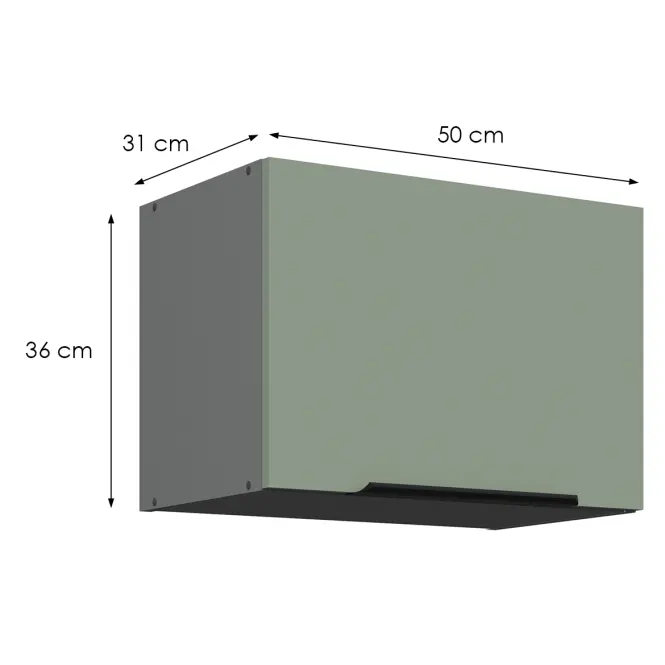 Konyhaszekrény Aria-Sa/Ant Anti Fingerprint 50gu-36 1f