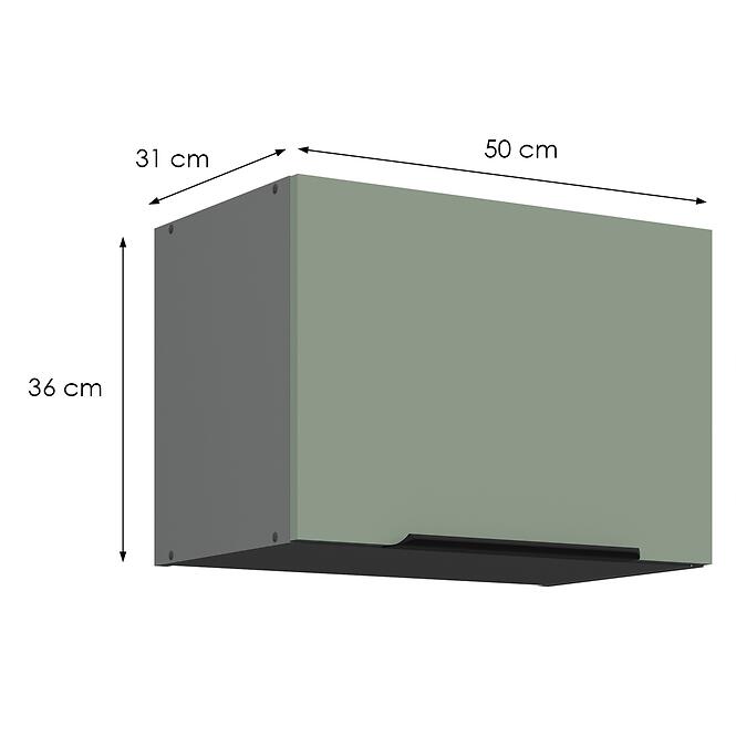 Konyhaszekrény Aria-Sa/Ant Anti Fingerprint 50gu-36 1f
