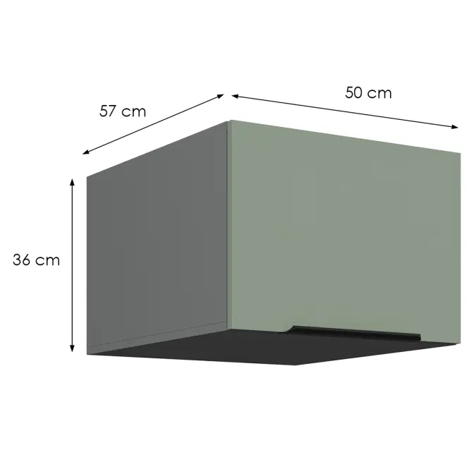 Konyhaszekrény Aria-Sa/Ant Anti Fingerprint 50 Nagu-36 1f