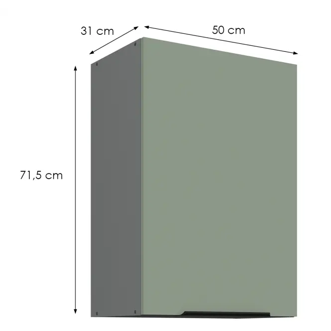 Konyhaszekrény Aria-Sa/Ant Anti Fingerprint 50g-72 1f