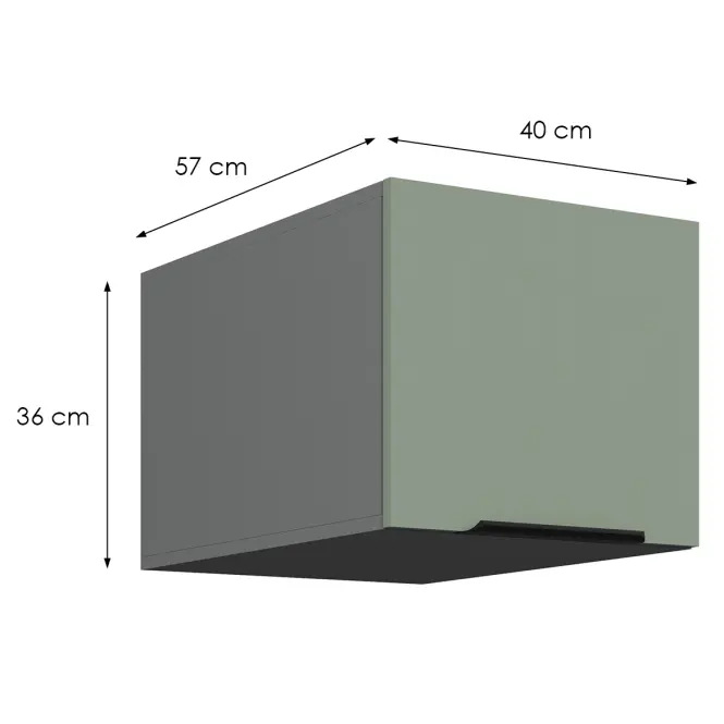 Konyhaszekrény Aria-Sa/Ant Anti Fingerprint 40 Nagu-36 1f