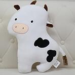 Párna Tehén 45x30 cm fehér