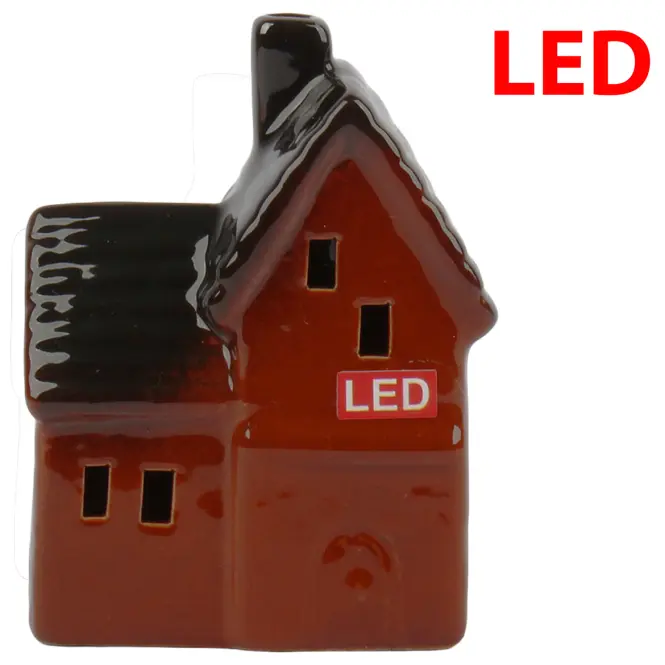 LED házikó 12x9 cm 47749