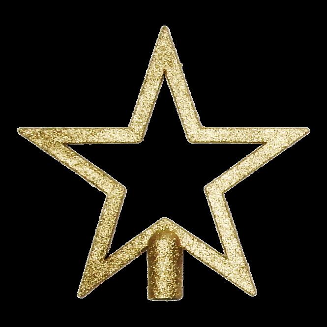 Csúcsdísz karácsonyfára csillag 19,5 cm mix 41800