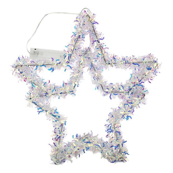 LED csillag 31x28 cm 47901