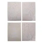 Dekoratív sablonok 25x17,5 cm 2 db 47036