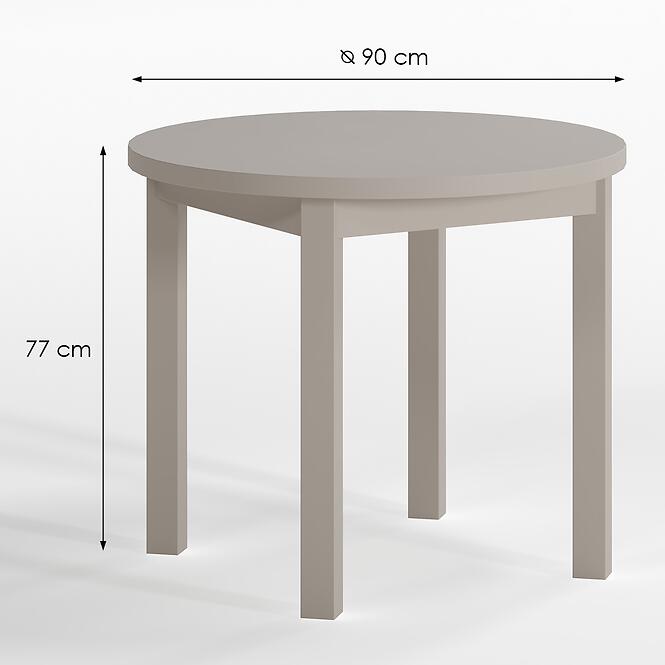 Asztal Perla 90 kaszmir,2