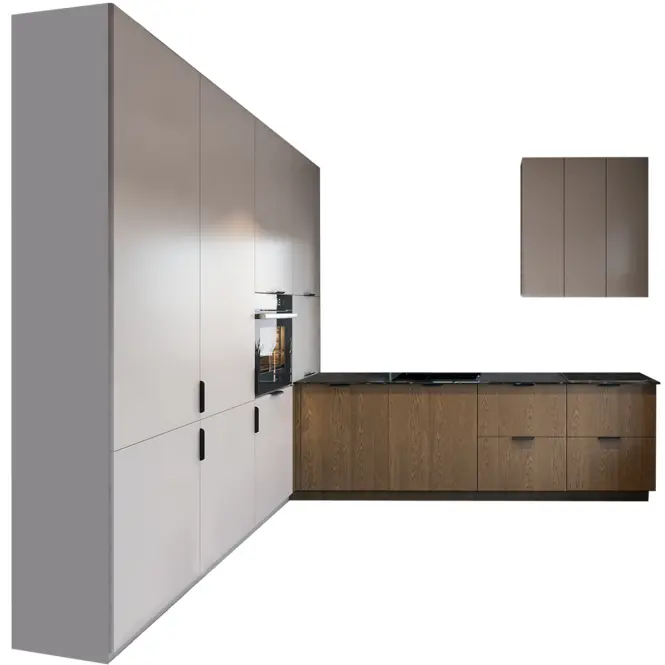 Konyhabútor Luxeo 240 X 300 Cm Baltic/Beige Set 8