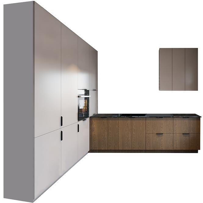 Konyhabútor Luxeo 240 X 300 Cm Baltic/Beige Set 8