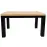 Asztal St-63 100x100+4x50 Wotan/Fekete
