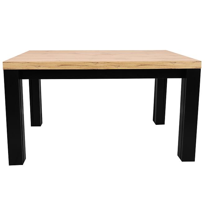 Asztal St-63 140x90+4x50 Wotan/Fekete