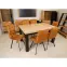 Asztal St-63 140x90+4x50 Wotan/Fekete,9