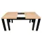 Asztal St-63 160x90+4x50 Wotan/Fekete,5