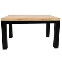 Asztal St-63 200x100+4x50 Wotan/Fekete