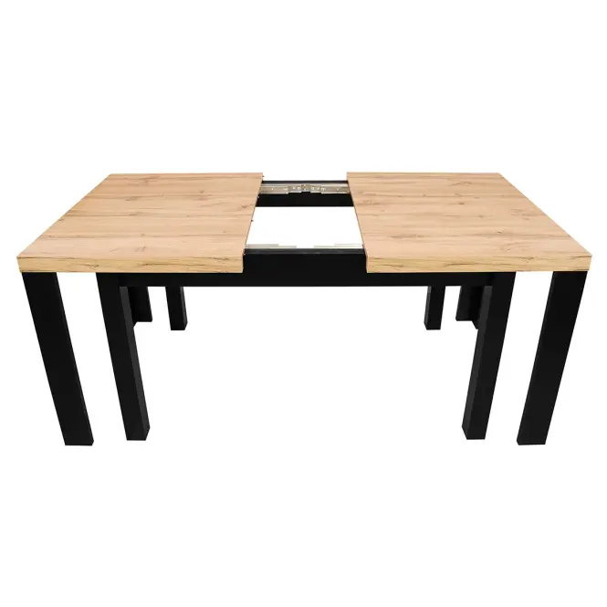 Asztal St-63 200x100+4x50 Wotan/Fekete