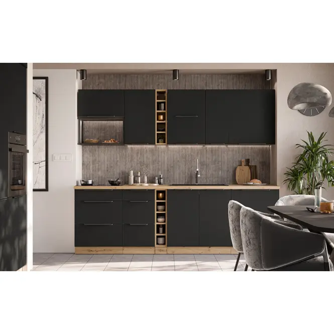 Konyhabútor Aria BL/AR 255 cm konyhai munkalap nélkül,2