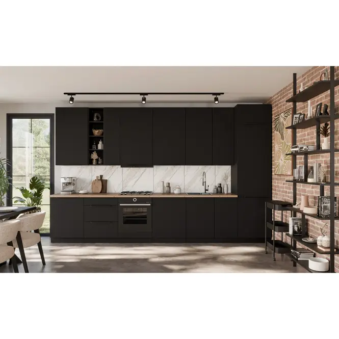 Konyhabútor Aria BL/BL 390 cm konyhai munkalap nélkül,2
