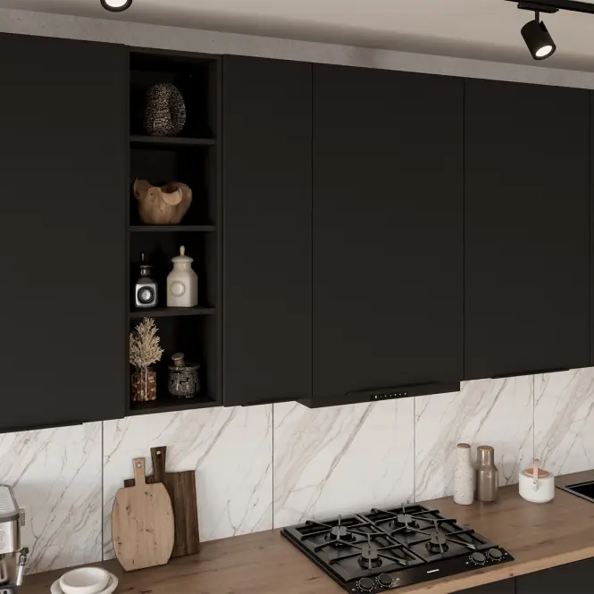 Konyhabútor Aria BL/BL 390 cm konyhai munkalap nélkül,4
