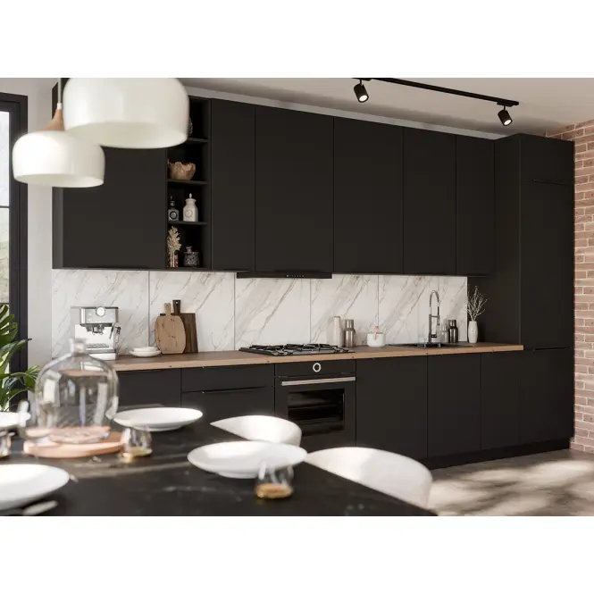Konyhabútor Aria BL/BL 390 cm konyhai munkalap nélkül,5