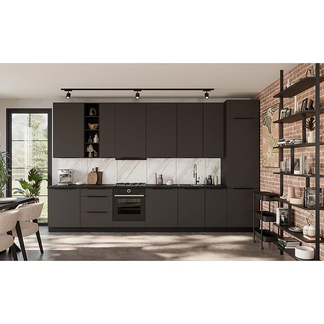 Konyhabútor Aria GR/BL 390 cm konyhai munkalap nélkül