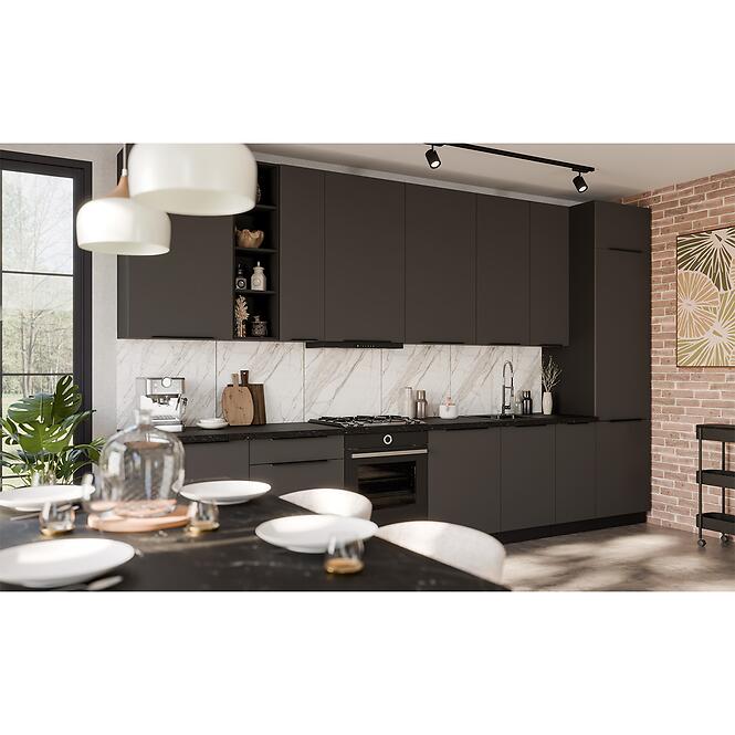 Konyhabútor Aria GR/BL 390 cm konyhai munkalap nélkül