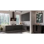 Konyhabútor Aria GR/WH 260x230 cm konyhai munkalap nélkül