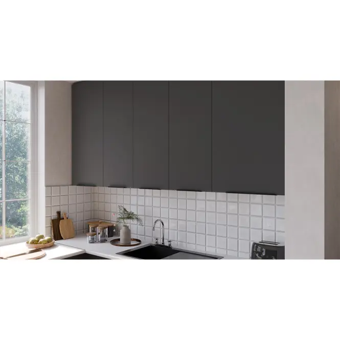Konyhabútor Aria GR/WH 260x230 cm konyhai munkalap nélkül