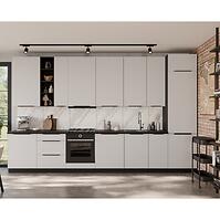 Konyhabútor Aria WH/BL 390 cm konyhai munkalap nélkül