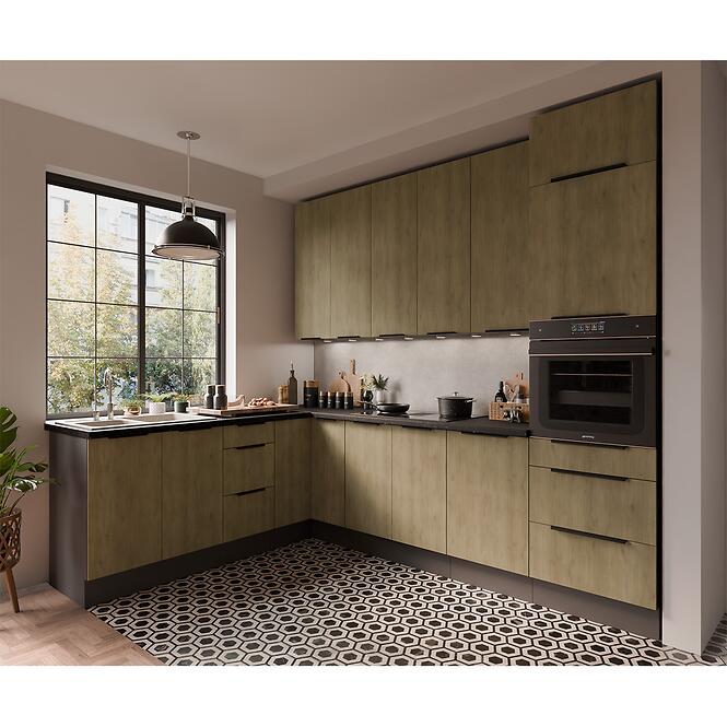 Konyhabútor Cremona ANT 210x290 cm konyhai munkalap nélkül,2