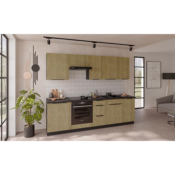 Konyhabútor Cremona BL 260 cm konyhai munkalap nélkül,2