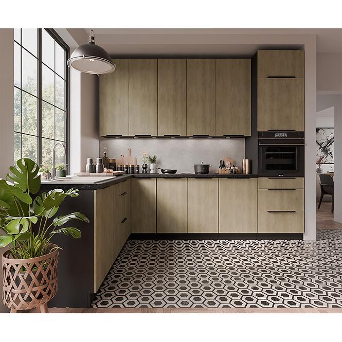 Konyhabútor Cremona BL 210x290 cm konyhai munkalap nélkül,2