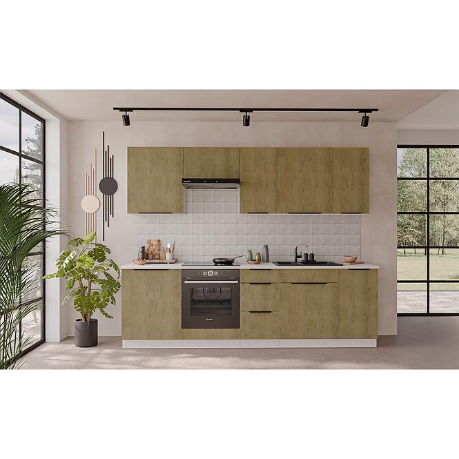 Konyhabútor Cremona WH 260 cm konyhai munkalap nélkül