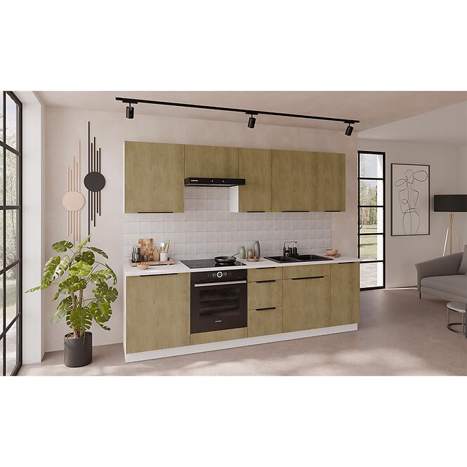 Konyhabútor Cremona WH 260 cm konyhai munkalap nélkül,2