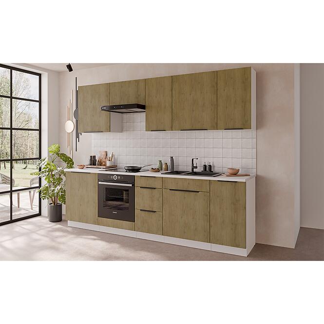 Konyhabútor Cremona WH 260 cm konyhai munkalap nélkül,3