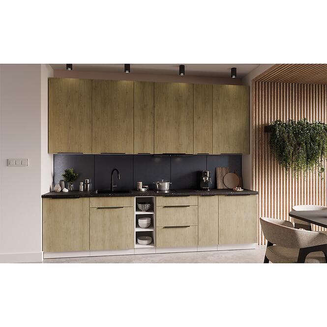 Konyhabútor Cremona WH 300 cm konyhai munkalap nélkül,2